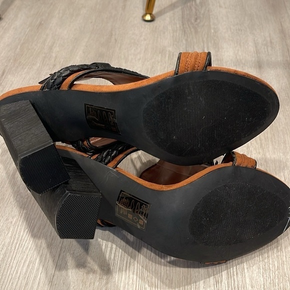 Leila Stone Tassel heeled sandals size 10 - Picture 9 of 9